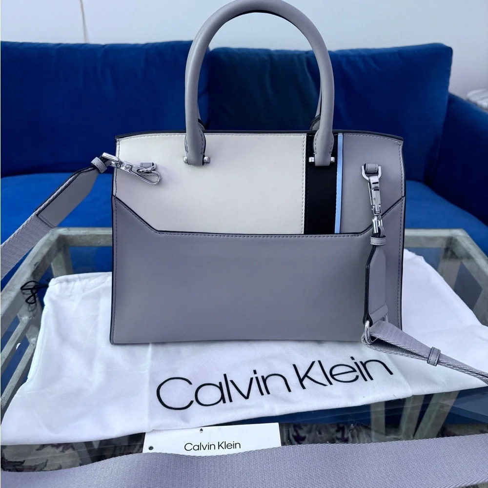 Calvin Klein Becky Turnlock‎ Convertible Satchel